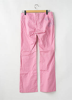 Pantalon drept țesătură poplin mărime normală roz BE YOU K femeie
