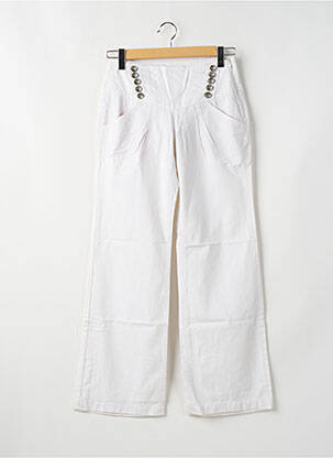 Pantalon drept alb FREEMAN T.PORTER femeie