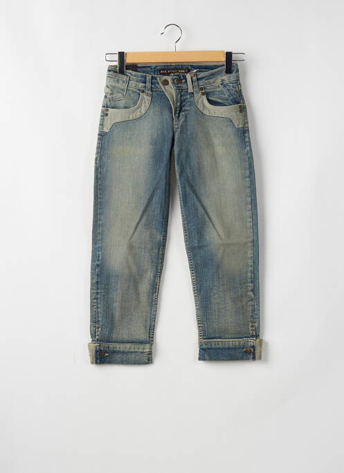 Pantalon trei sferturi albastru BLEND femeie