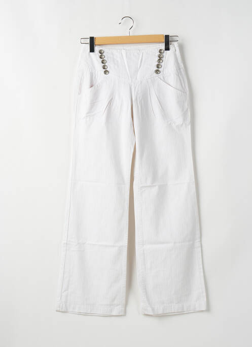 Pantalon drept alb FREEMAN T.PORTER femeie