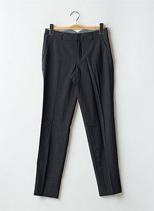 Pantalon chino broderie galoni laterali mărime normală gri LEON & HARPER femeie