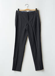 Pantalon chino broderie galoni laterali mărime normală gri LEON & HARPER femme