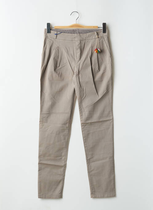 Pantalon chino gri LEON & HARPER femeie