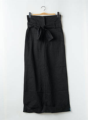Pantalon drept țesătură poplin mărime normală negru GOODVIBES femeie