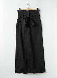 Pantalon drept țesătură poplin mărime normală negru GOODVIBES femme