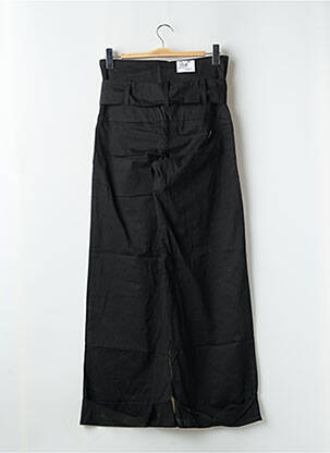 Pantalon drept țesătură poplin mărime normală negru GOODVIBES femeie