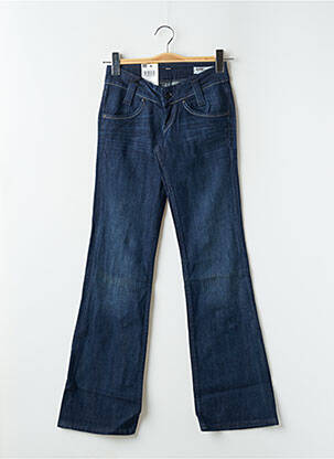 Blugi cu croială evazată albastru LEE femeie