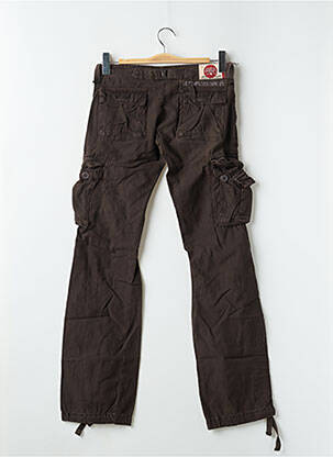 Pantalon cargo croială dreaptă mărime normală maro LE TEMPS DES CERISES femeie
