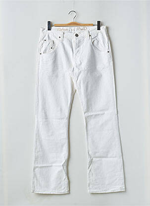 Blugi cu croială dreaptă alb RWD femeie