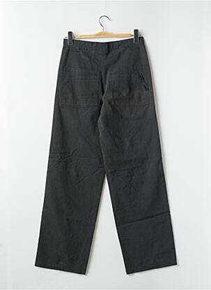 Pantalon drept țesătură poplin mărime normală gri RWD femeie