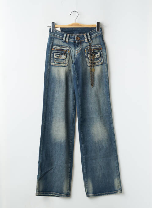 Blugi cu croială dreaptă albastru LOIS femeie