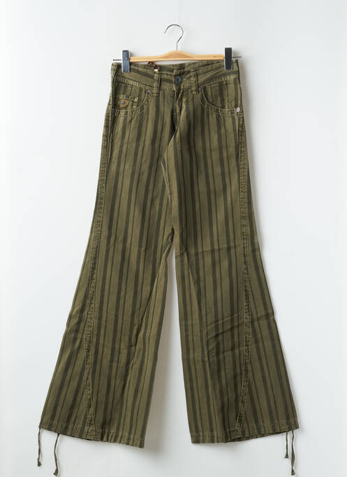 Blugi cu croială dreaptă verde LOIS femeie