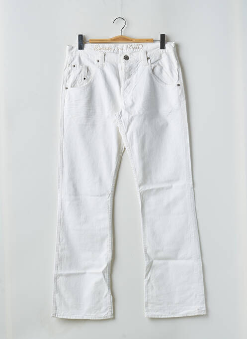 Blugi cu croială dreaptă alb RWD femeie