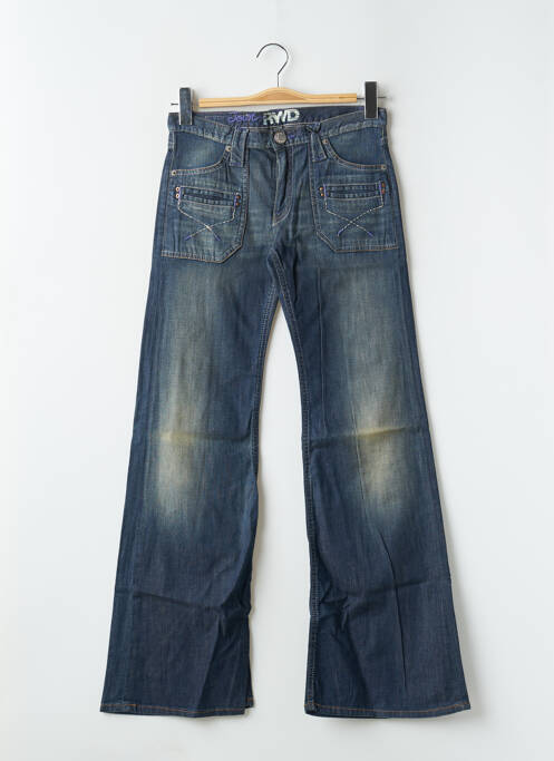 Blugi cu croială dreaptă albastru RWD femeie