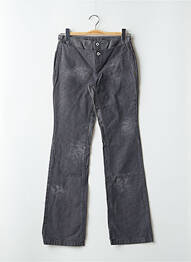 Blugi bootcut buzunare talie joasă gri SCHOOL RAG femme