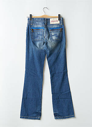 Blugi bootcut elasticitate talie joasă albastru SCHOOL RAG femeie