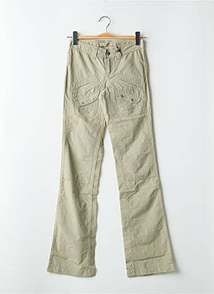 Pantalon drept verde SCHOOL RAG femeie