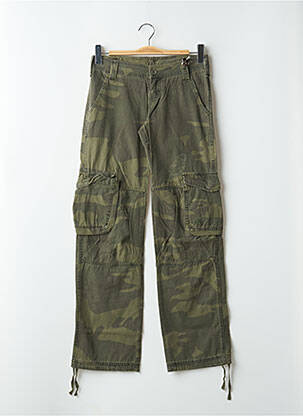 Pantalon cargo croială dreaptă mărime normală verde TEDDY SMITH bărbat