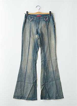 Blugi cu croială evazată albastru TEDDY SMITH femeie