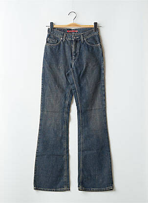 Blugi bootcut albastru TEDDY SMITH femeie