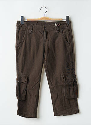 Pantalon trei sferturi maro TEDDY SMITH bărbat