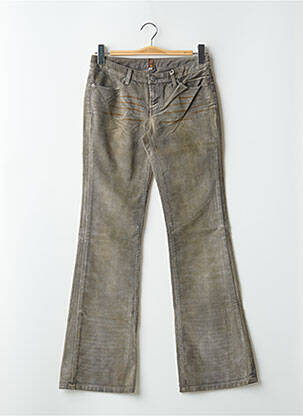 Pantalon evazat elasticitate talie joasă gri TEDDY SMITH femeie