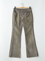 Pantalon evazat elasticitate talie joasă gri TEDDY SMITH femeie