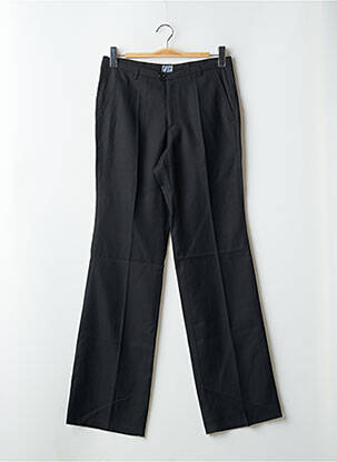 Pantalon evazat talie cu cleme negru TIM BARGEOT femeie
