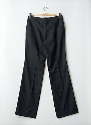 Pantalon evazat talie cu cleme negru TIM BARGEOT femeie