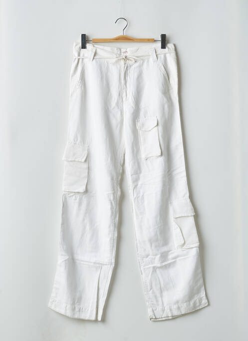 Pantalon drept alb SCHOOL RAG femeie