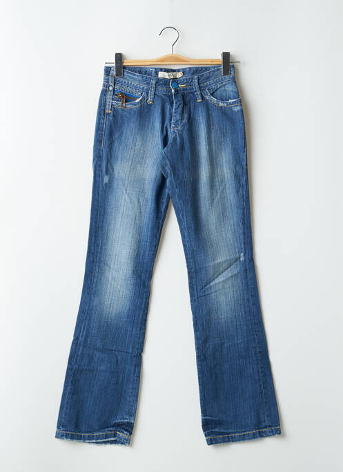 Blugi bootcut albastru SCHOOL RAG femeie