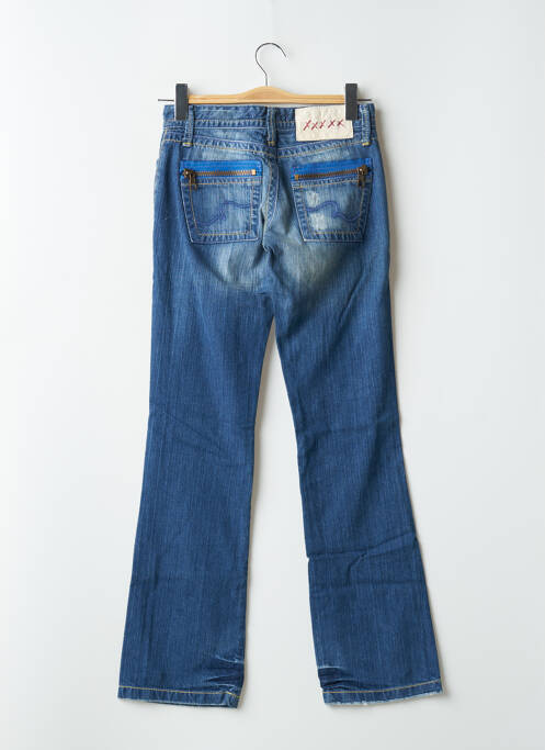 Blugi bootcut albastru SCHOOL RAG femeie