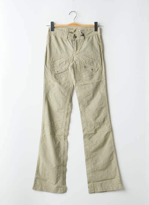 Pantalon drept verde SCHOOL RAG femeie