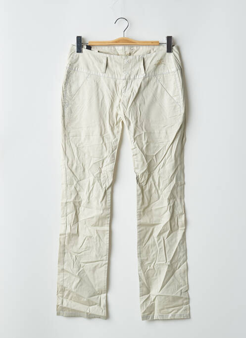 Pantalon slim bej FREEMAN T.PORTER femeie