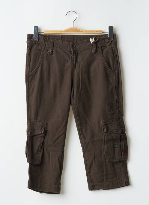 Pantalon trei sferturi maro TEDDY SMITH bărbat