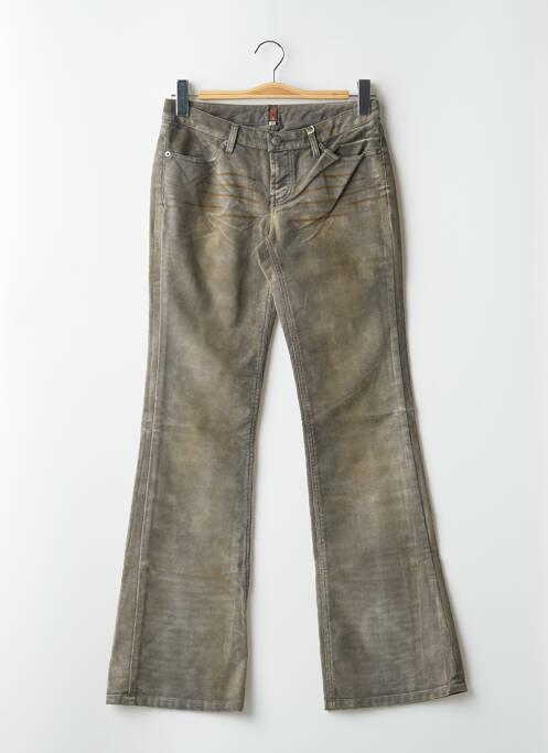 Pantalon evazat gri TEDDY SMITH femeie