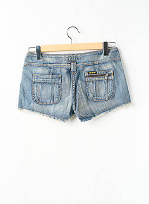 Șort țesătură denim talie joasă albastru RWD femeie