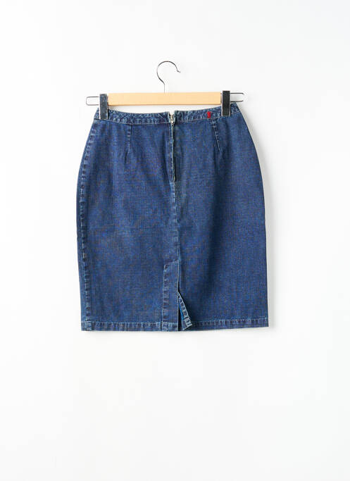 Fustă midi talie cu cleme albastru TEDDY SMITH femme