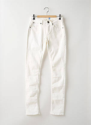 Blugi cu croială slim bej GARCIA femeie