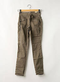 Pantalon slim talie elastică mărime normală verde RED BUTTON femme