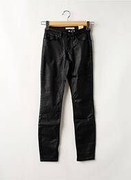 Pantalon slim țesătură acoperită mărime normală negru RED BUTTON femme
