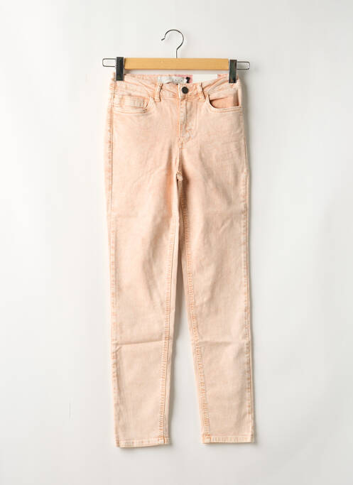 Blugi cu croială slim portocaliu YAYA femeie