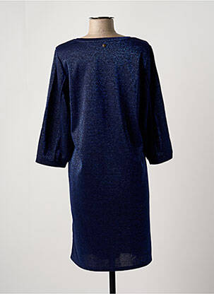 Rochie scurtă mâneci 3/4 mâneci 3/4 albastru GARCIA femeie