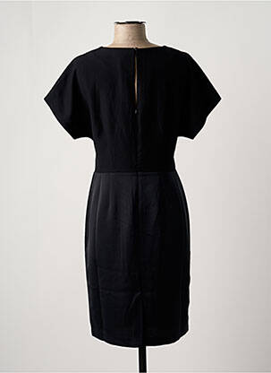 Rochie midi țesătură crep mâneci scurte negru LOLA ESPELETA femeie