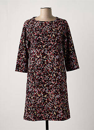 Rochie midi mâneci 3/4 mâneci 3/4 negru GARCIA femeie