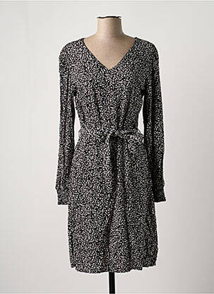 Rochie lungă mâneci lungi mâneci lungi negru GARCIA femeie