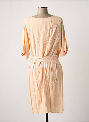 Rochie midi mâneci 3/4 mâneci 3/4 roz YAYA femeie