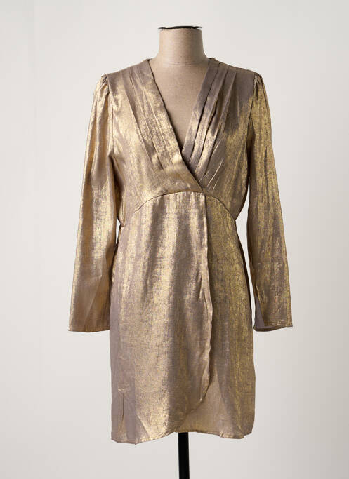 Rochie scurtă auriu CHERRY PARIS femeie