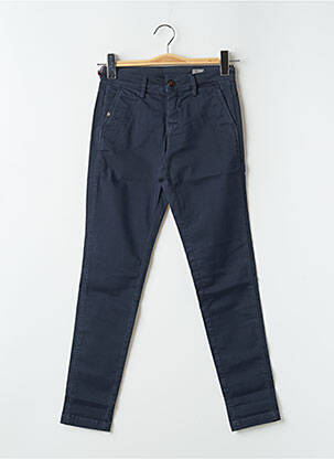 Pantalon chino talie joasă talie joasă albastru TEDDY SMITH femeie