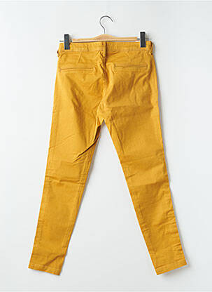 Pantalon chino talie joasă talie joasă galben TEDDY SMITH femeie